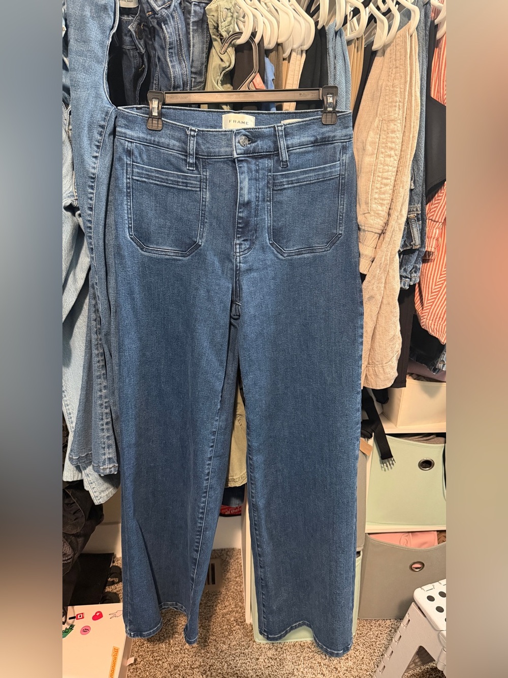 Frame Denim Le Slim Palazzo Jeans NWOT 29